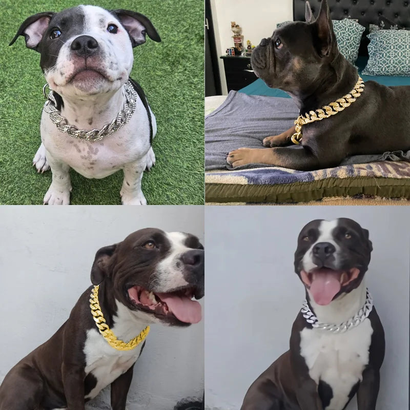 ABS Plastic Dog Chain Collar