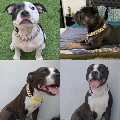 ABS Plastic Dog Chain Collar