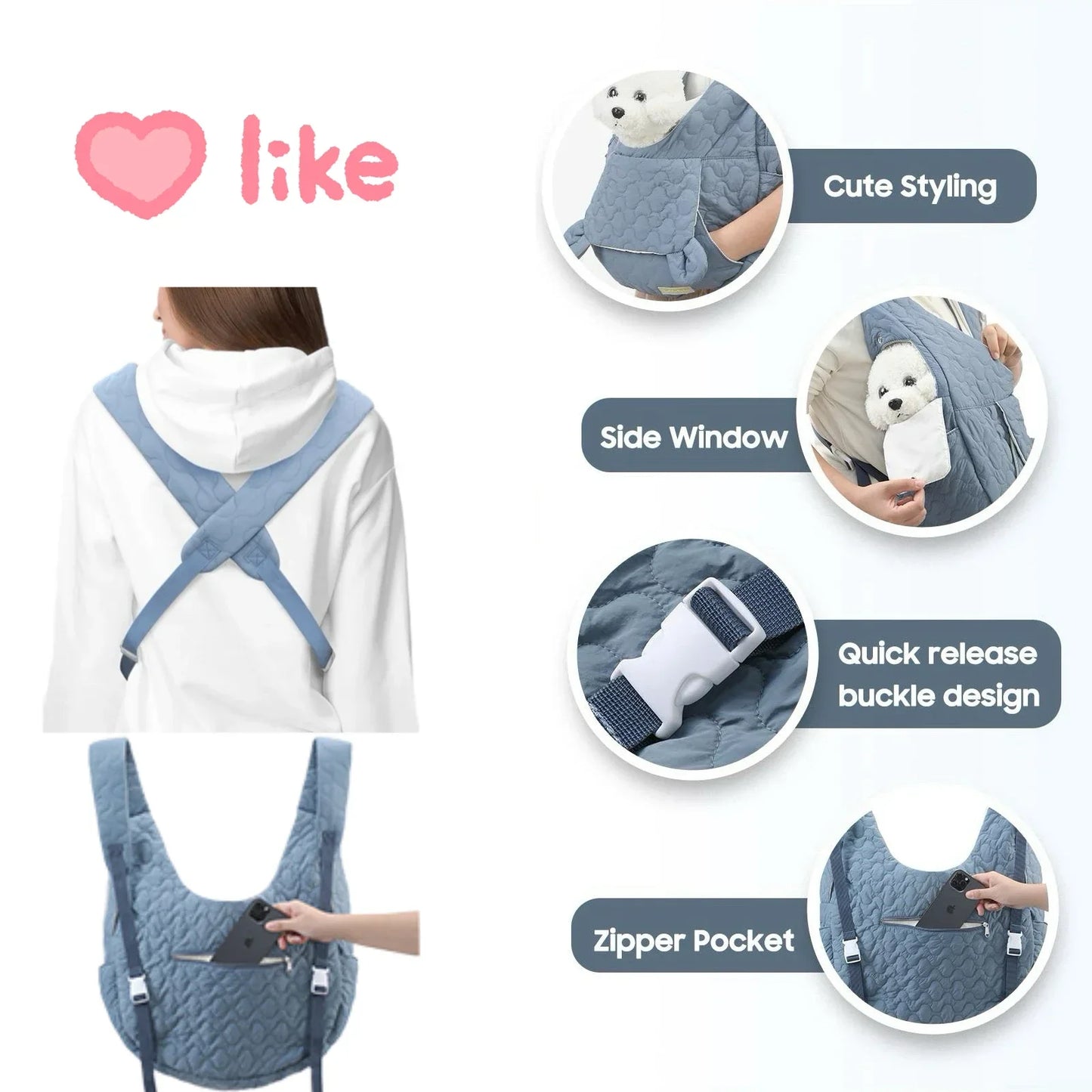Dog Carrier & Cat Backpack
