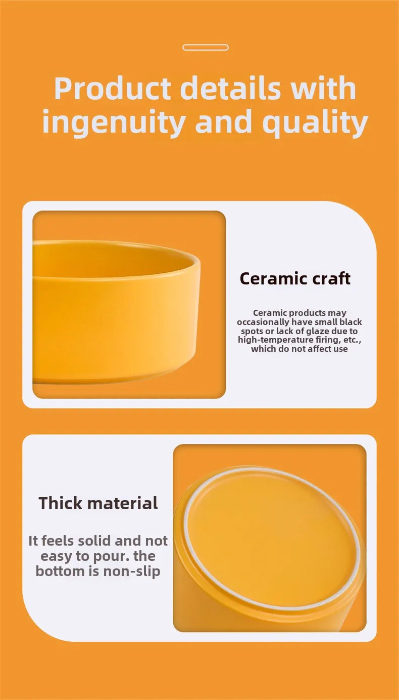 Ceramic Pet Bowl for Dogs and Cats