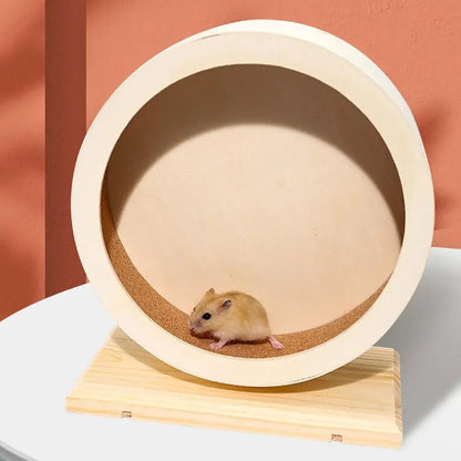 Hamster Wooden Running Wheel
