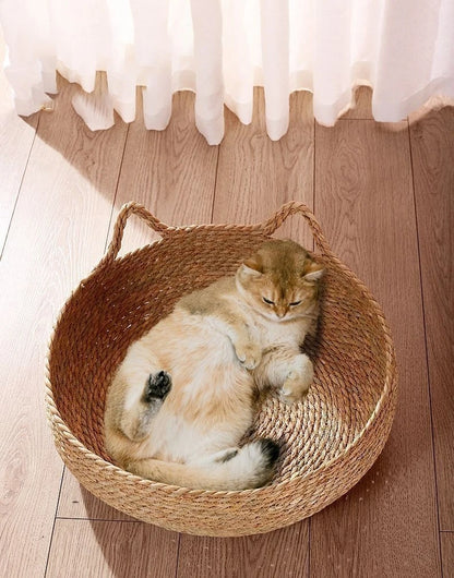 Four Seasons Pure Handmade Vine Woven Cat or Dog Nest