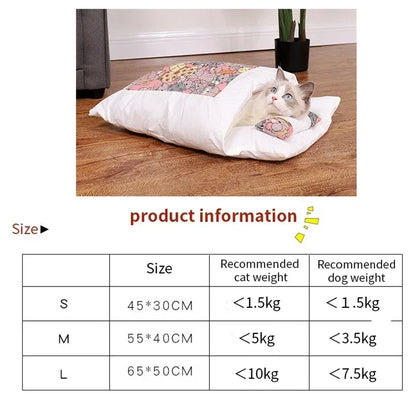 Kawaii Removable Cat Bed