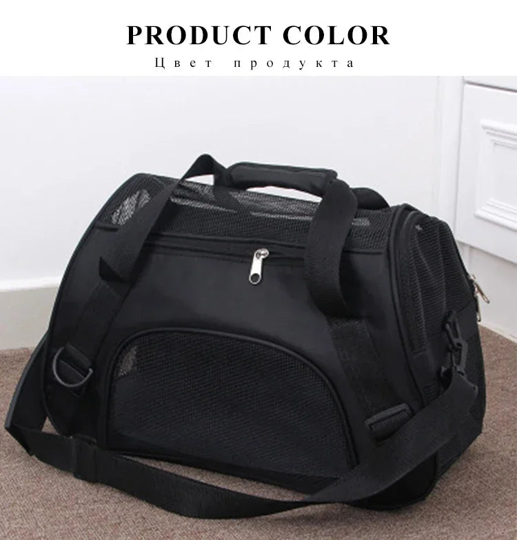 Portable Pet Carrier for Cats and Small Dogs