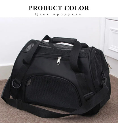 Portable Pet Carrier for Cats and Small Dogs