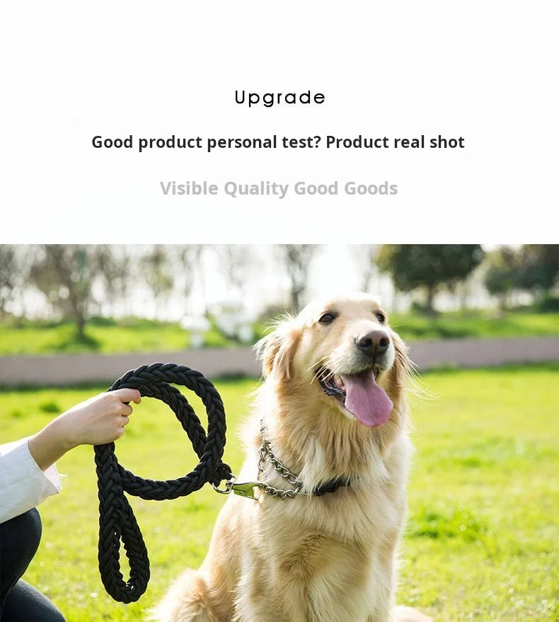 Strong 5-Foot Braided Dog Leash