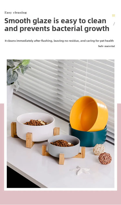 Ceramic Pet Bowl for Dogs and Cats