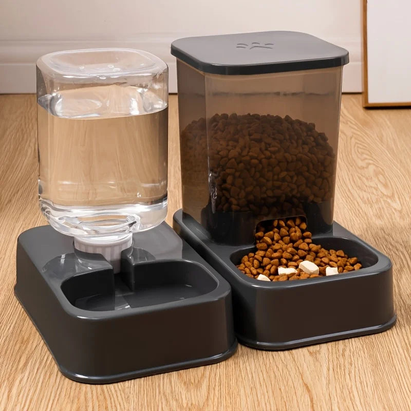 Automatic Cat and Dog Feeder with Water Dispenser