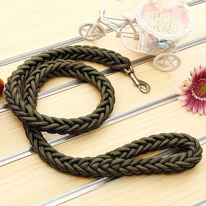 Strong 5-Foot Braided Dog Leash