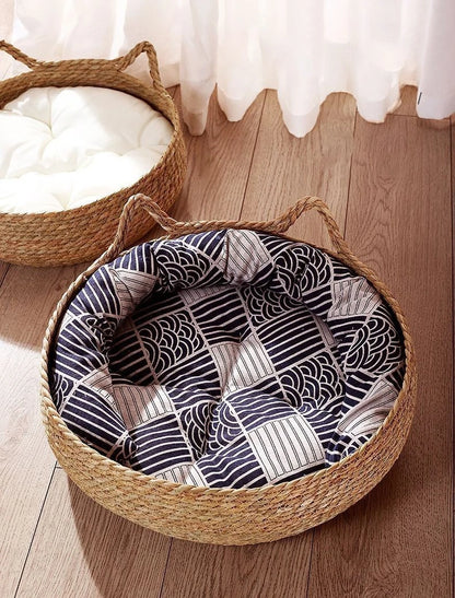 Four Seasons Pure Handmade Vine Woven Cat or Dog Nest