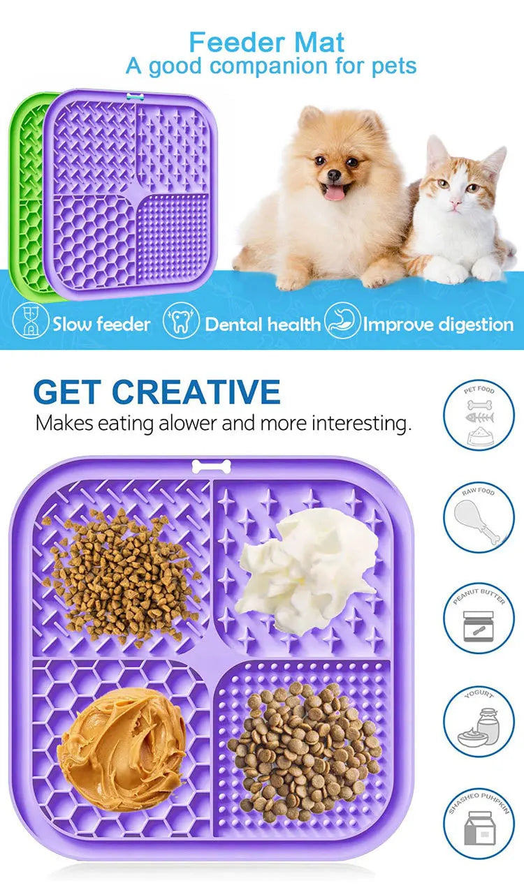 Pet Licking Mat for Dogs and Cats