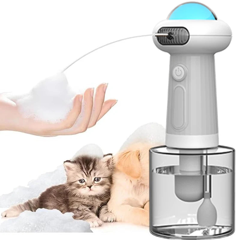 Electric Foam Machine Soap Dispenser for Washing Dogs and Cats