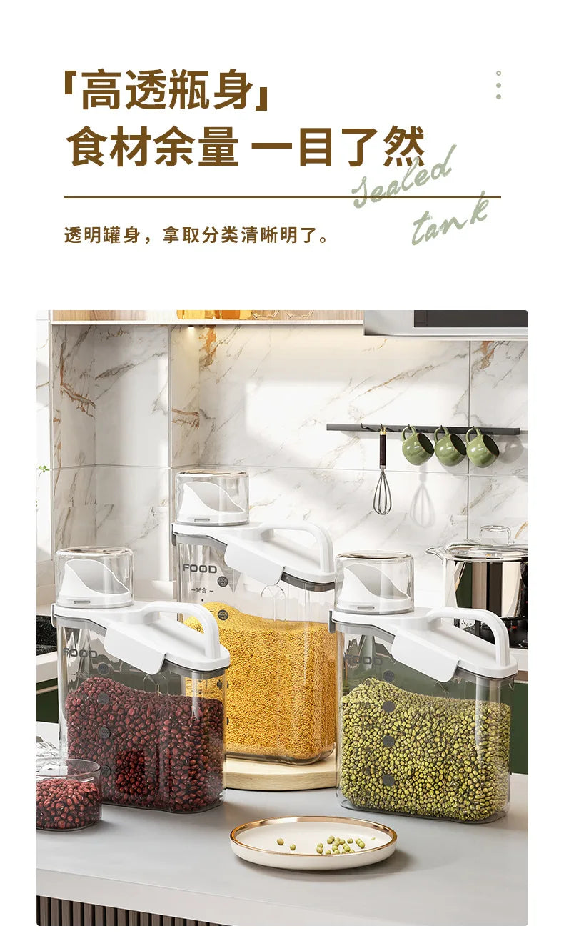Moisture-Proof Storage Container for Pet Food Snacks