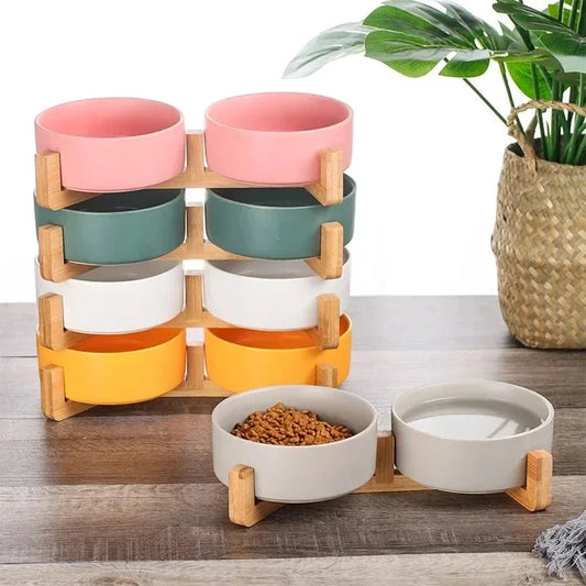 Ceramic Pet Bowl for Dogs and Cats