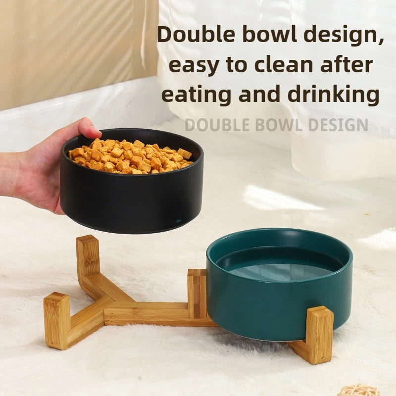 Ceramic Pet Bowl for Dogs and Cats