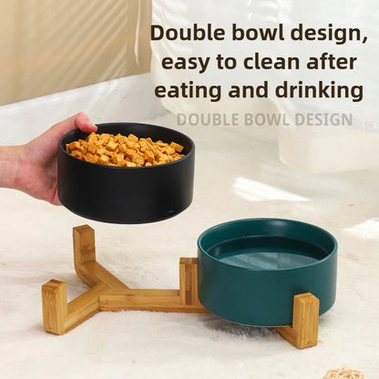 Ceramic Pet Bowl for Dogs and Cats