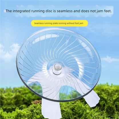 Flying Saucer Exercise Wheel for Small Pets - Hamsters Mice Hedgehogs
