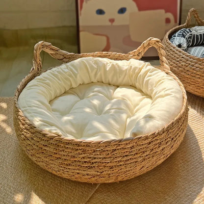 Four Seasons Pure Handmade Vine Woven Cat or Dog Nest