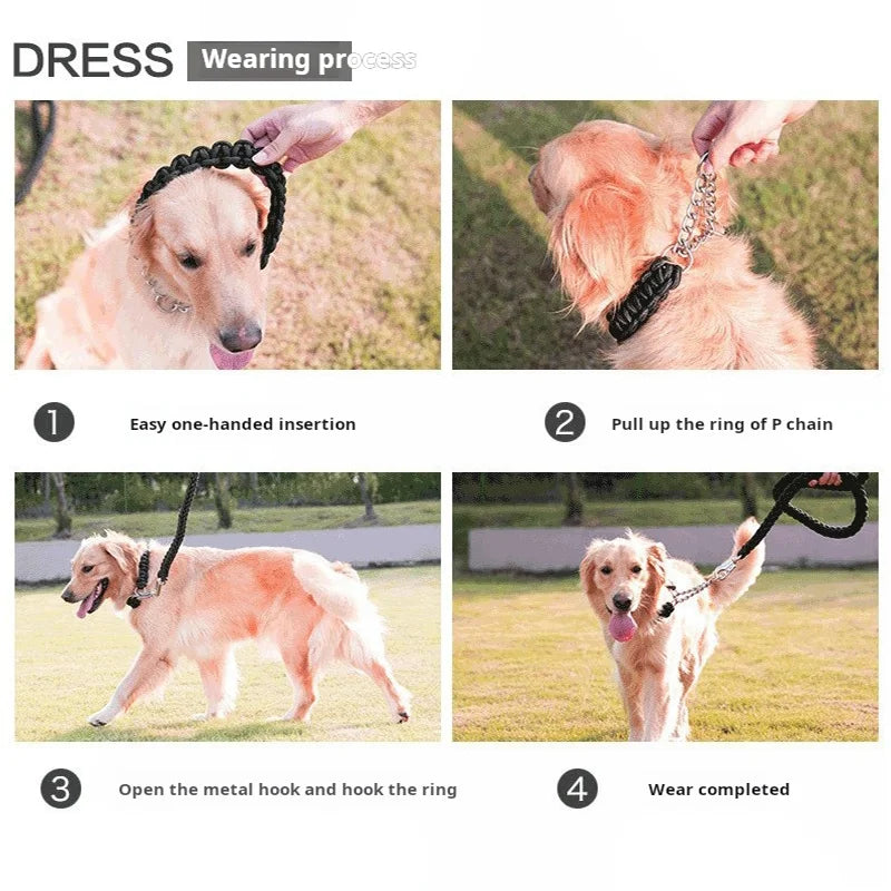 Strong 5-Foot Braided Dog Leash