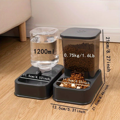 Automatic Cat and Dog Feeder with Water Dispenser