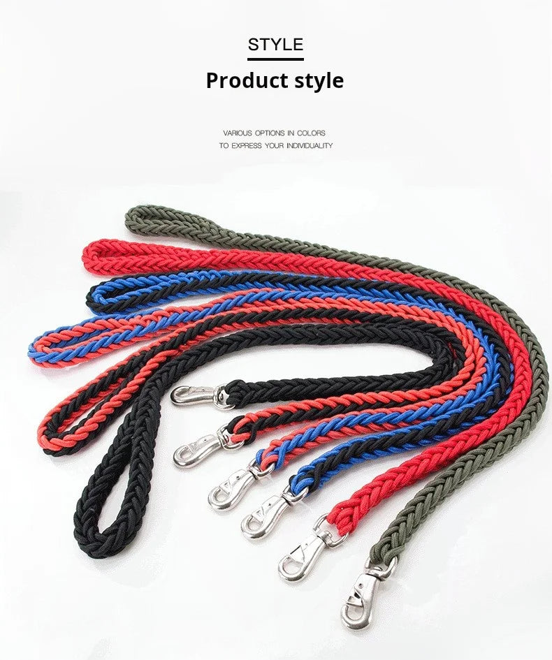 Strong 5-Foot Braided Dog Leash
