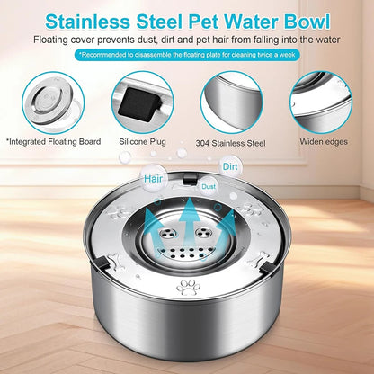 Stainless Steel Cat/Dog Floating Bowl