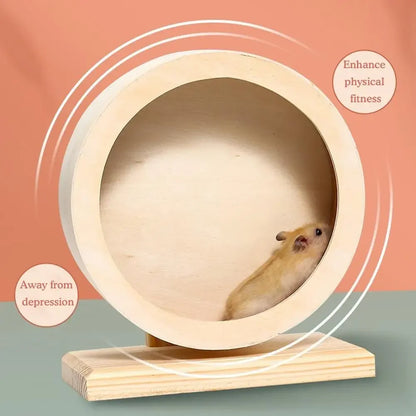 Hamster Wooden Running Wheel