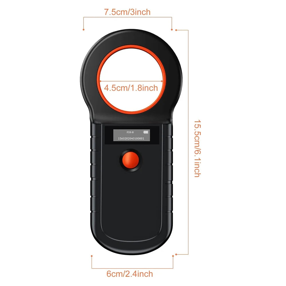 134.2KHz RFID Animal Reader