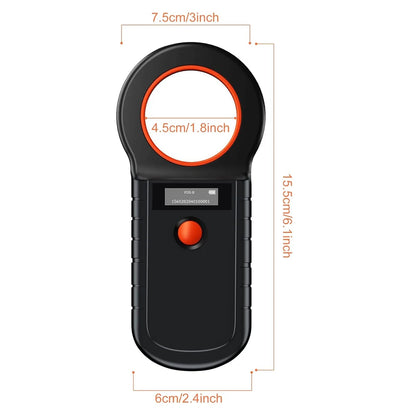 134.2KHz RFID Animal Reader