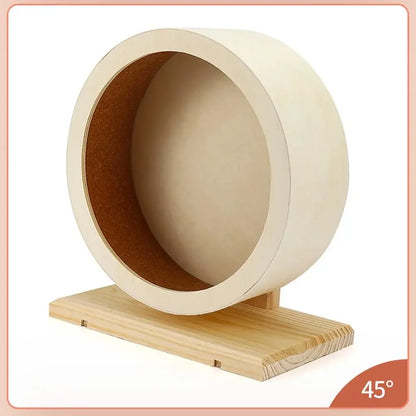 Hamster Wooden Running Wheel