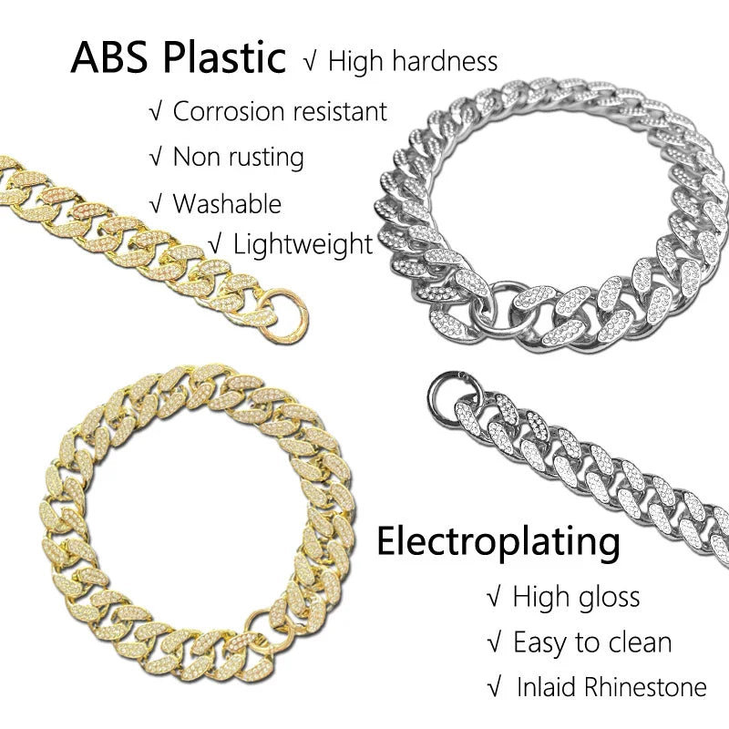ABS Plastic Dog Chain Collar