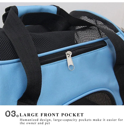 Portable Pet Carrier for Cats and Small Dogs