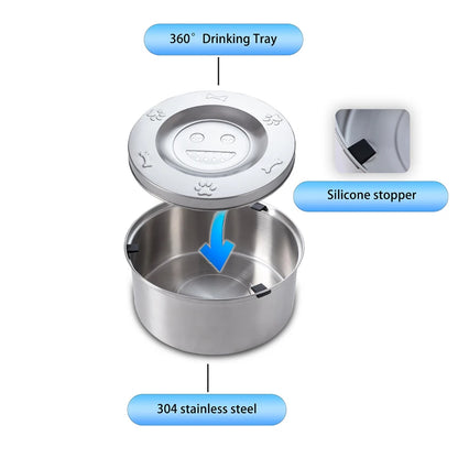 Stainless Steel Cat/Dog Floating Bowl