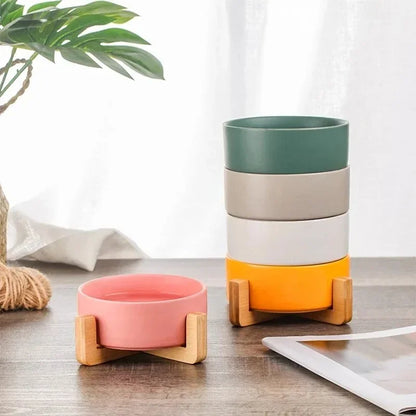 Ceramic Pet Bowl for Dogs and Cats